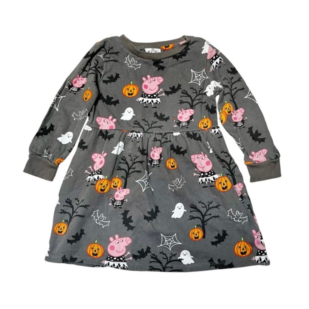 George Peppa Pig Halloween Jumper Dress Size 3/4